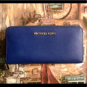 Michael Kors royal blue wallet